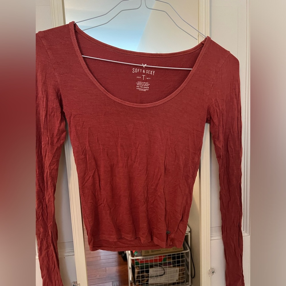 American Eagle Soft and Sexy Long Sleeve Top